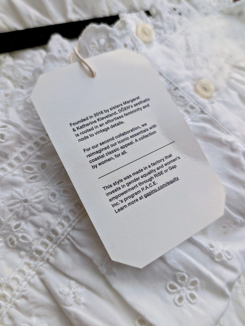 Gap x DÔEN Eyelet Midi Dress - Picture 7 of 7